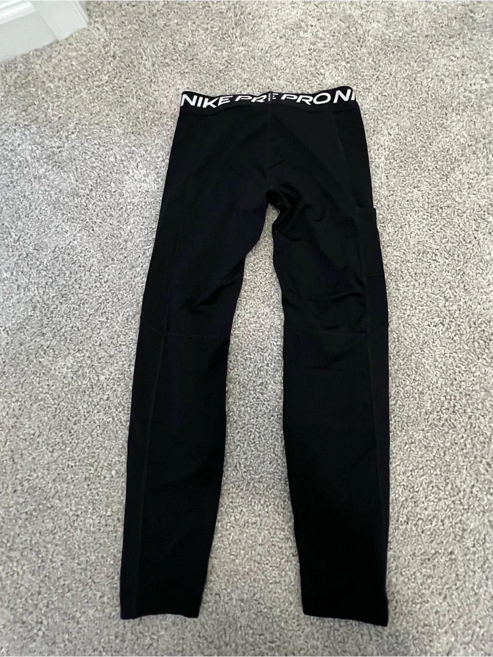 ◼️NIKE: Boy M, Nike Pro dri-fit compression leggings w/side pocket preowned◼️